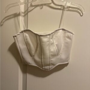 White Corset Top